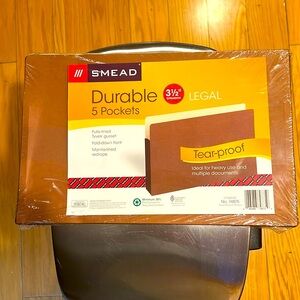 SMEAD.Durabke 3 1/2” Expansion Legal 5 Pockets